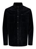Hemdjacke aus Cord black