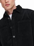 Hemdjacke aus Cord black