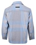 Hemdjacke aus Flanell blau
