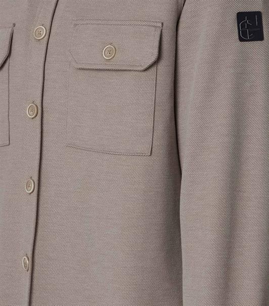 Hemdjacke beige