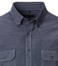 Hemdjacke blau