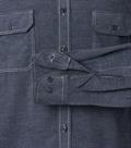 Hemdjacke blau