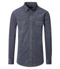 Hemdjacke blau