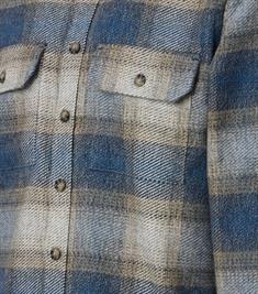 Hemdjacke blau
