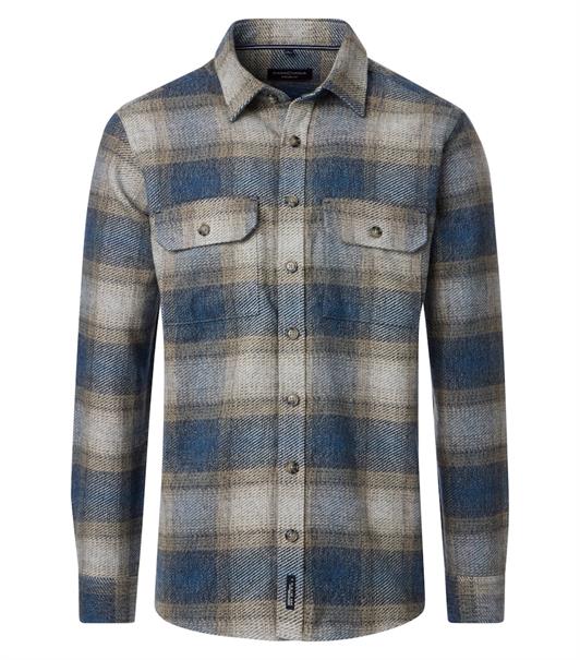 Hemdjacke blau