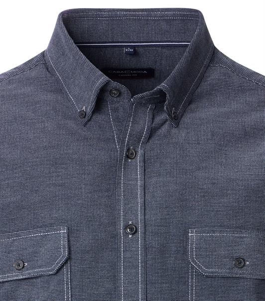Hemdjacke blau