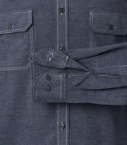 Hemdjacke blau