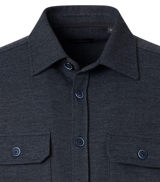 Hemdjacke blau