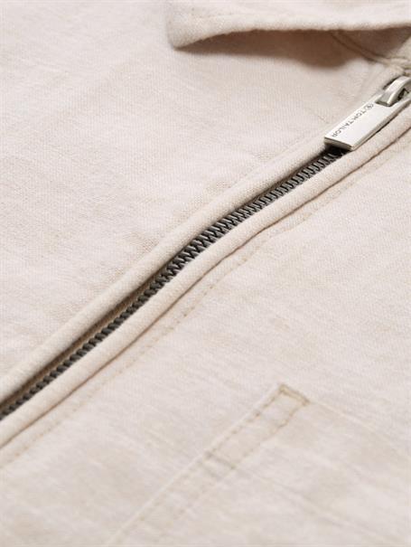 Hemdjacke mit Leinenanteil cashew beige chambray