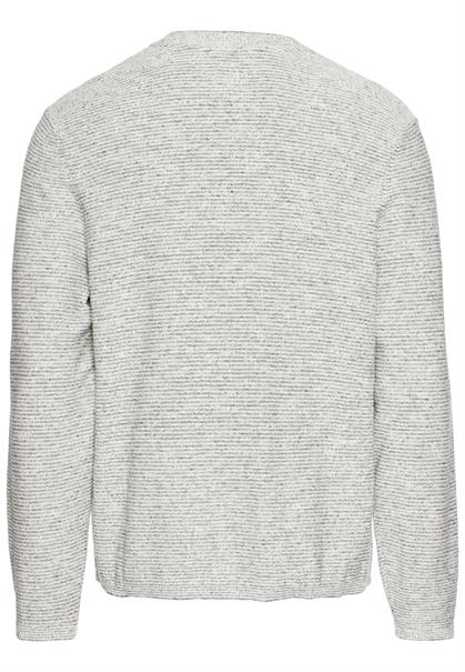 Henley Langarmshirt aus einem Baumwollmix dark navy