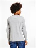 HENLEY Langarmshirt light grey heather