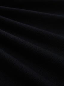 Henley Langarmshirt mit Rippstruktur black