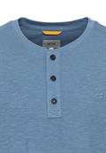 Henley-Shirt aus zertifiziertem Organic Cotton elemental blue