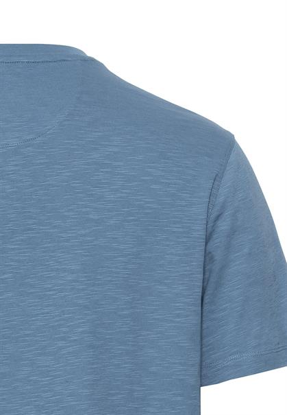 Henley-Shirt aus zertifiziertem Organic Cotton elemental blue