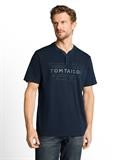 Henley T-Shirt im Used-Look sky captain blue