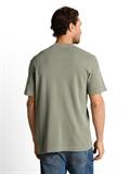 Henley T-Shirt mit Brusttasche greyish shadow olive