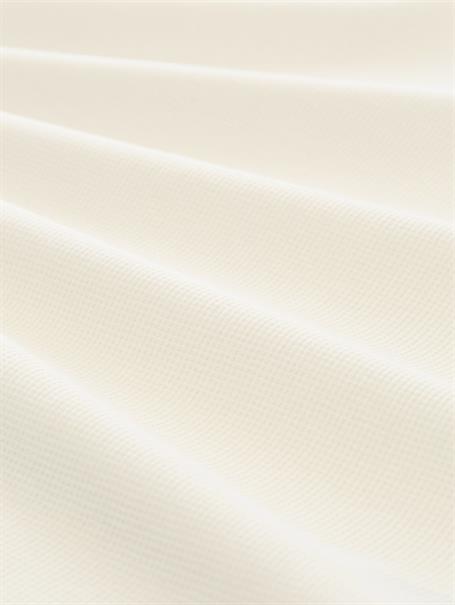 Henley T-Shirt mit Waffelstruktur gardenia white
