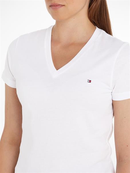 HERITAGE V-NECK TEE classic white