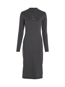 HERO MONOLOGO RIB LS DRESS washed black