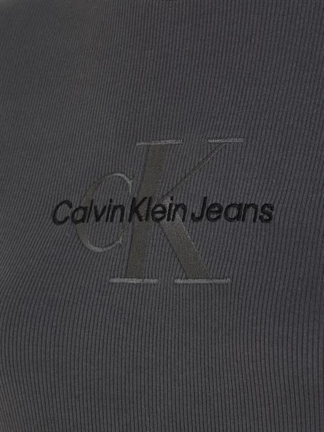 HERO MONOLOGO RIB LS DRESS washed black