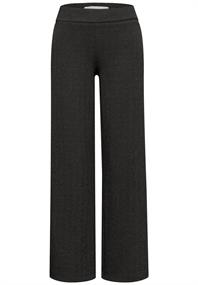 Herringbone Wide Leg Hose black