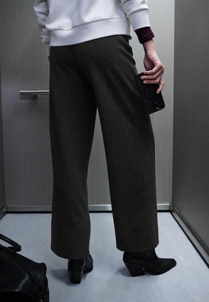 Herringbone Wide Leg Hose black