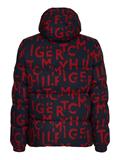 HIGH LOFT PRINTED JACKET tommy letters print