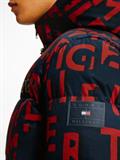 HIGH LOFT PRINTED JACKET tommy letters print