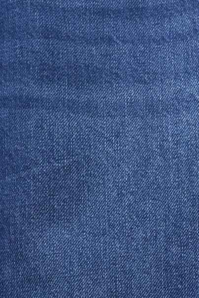 High-Rise-Jeans im Dad Fit mit passendem Gürtel blue medium washed