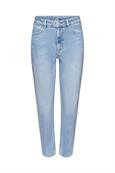 High-Rise-Jeans im Mom Fit blue light washed