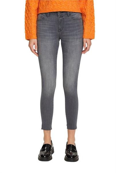 High-Rise-Jeans im Skinny Fit grey medium washed