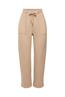 High-Rise-Pants im Jogger-Style in Strickqualität taupe