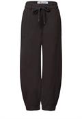 High Waist Barrel Leg Hose im Casual Fit black coffee