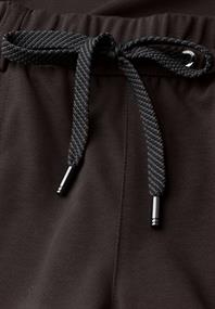 High Waist Barrel Leg Hose im Casual Fit black coffee