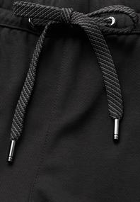 High Waist Barrel Leg Hose im Casual Fit black
