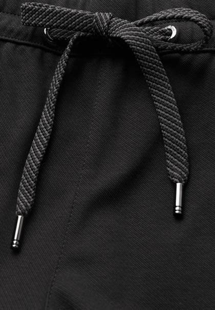 High Waist Barrel Leg Hose im Casual Fit black