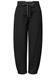 High Waist Barrel Leg Hose im Casual Fit black