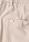 High Waist Barrel Leg Hose im Casual Fit clay sand