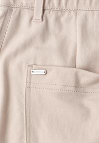 High Waist Barrel Leg Hose im Casual Fit clay sand