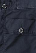 High Waist Barrel Leg Hose im Casual Fit darkest blue