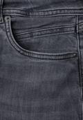 High Waist Barrel Leg Jeans im Casual Fit steel grey washed