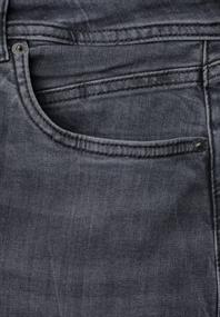 High Waist Barrel Leg Jeans im Casual Fit steel grey washed