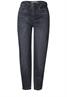 High Waist Barrel Leg Jeans im Casual Fit steel grey washed