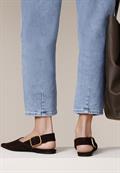 High Waist Barrel Leg Jeans im Loose Fit authentic light blue