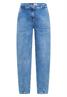 High Waist Barrel Leg Jeans im Loose Fit light blue random bleached