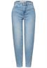 High Waist Barrel Leg Jeans im Loose Fit light blue soft washed