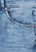 High Waist Barrel Leg Jeans im Loose Fit light blue wash
