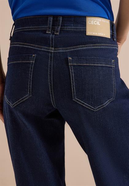 High Waist Barrel Leg Jeans im Loose Fit rinsed wash