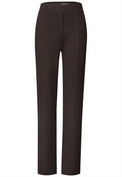 High Waist Bootcut Hose im Slim Fit truffle brown