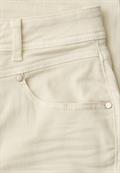 High Waist Bootcut Jeans im Slim Fit ecru washed
